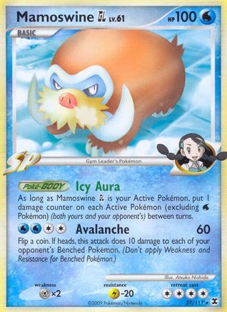 Mamoswine GL (/111) Reverse Holofoil [Platinum: Rising Rivals] Pokemon Single Pokémon