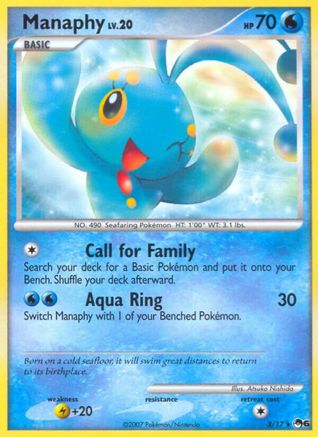 Manaphy 3/17 [Promos: POP Series 6] Pokemon Single Pokémon