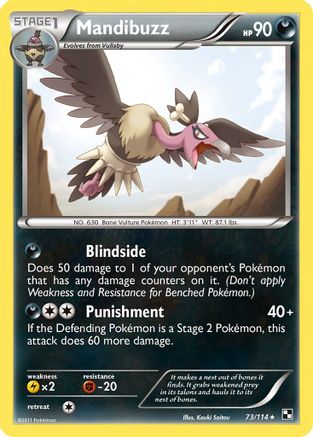 Mandibuzz (/114) [BW: Base Set] Pokemon Single Pokémon