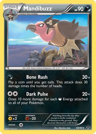 Mandibuzz (/98) [BW: Emerging Powers] Pokemon Single Pokémon