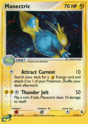 Manectric - 9/109 (/109) Reverse Holofoil [EX: Ruby & Sapphire] Pokemon Single Pokémon