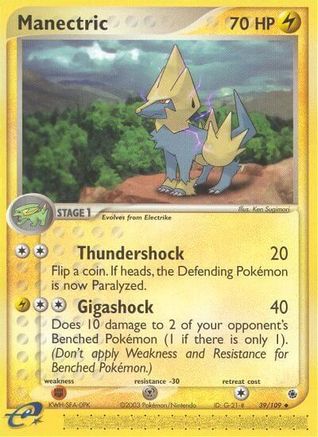 Manectric - 39/109 (/109) Reverse Holofoil [EX: Ruby & Sapphire] Pokemon Single Pokémon