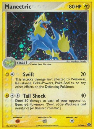 Manectric - 007/106 (7/106) [EX: Emerald] Pokemon Single Pokémon