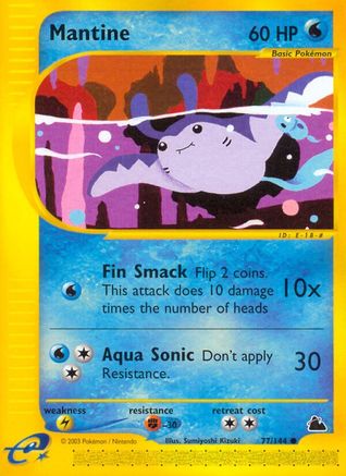 Mantine (/144) Reverse Holofoil [Vintage: Skyridge] Pokemon Single Pokémon