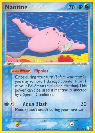 Mantine (45/109) Reverse Holofoil [EX: Team Rocket Returns] Pokemon Single Pokémon