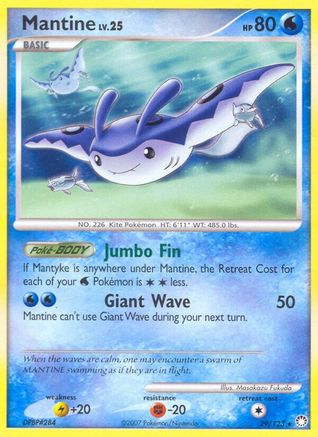 Mantine (/123) Reverse Holofoil [DP: Mysterious Treasures] Pokemon Single Pokémon