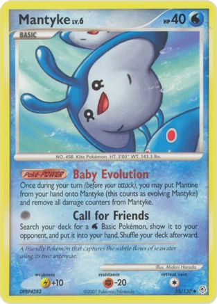 Mantyke (55/130) [DP: Base Set] Pokemon Single Pokémon