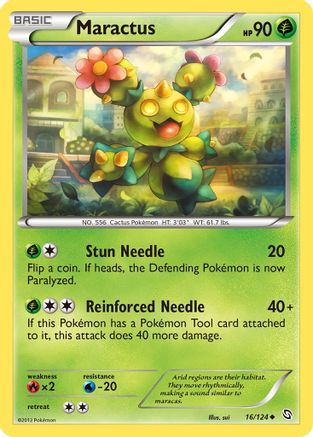 Maractus (/124) Reverse Holofoil [BW: Dragons Exalted] Pokemon Single Pokémon