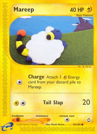 Mareep (93/147) Reverse Holofoil [Vintage: Aquapolis] Pokemon Single Pokémon