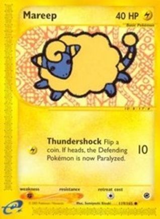 Mareep (119/165) Reverse Holofoil [Vintage: Expedition] Pokemon Single Pokémon