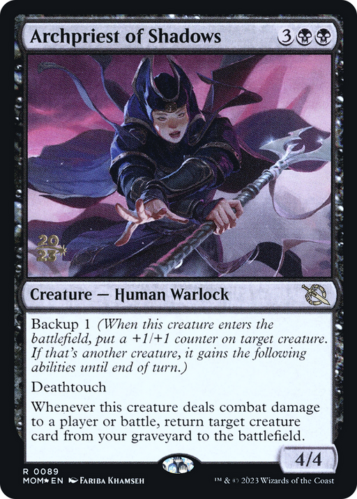Archpriest of Shadows (PRE-89S) [March of the Machine Promos] Foil MTG Single Wizards of the Coast