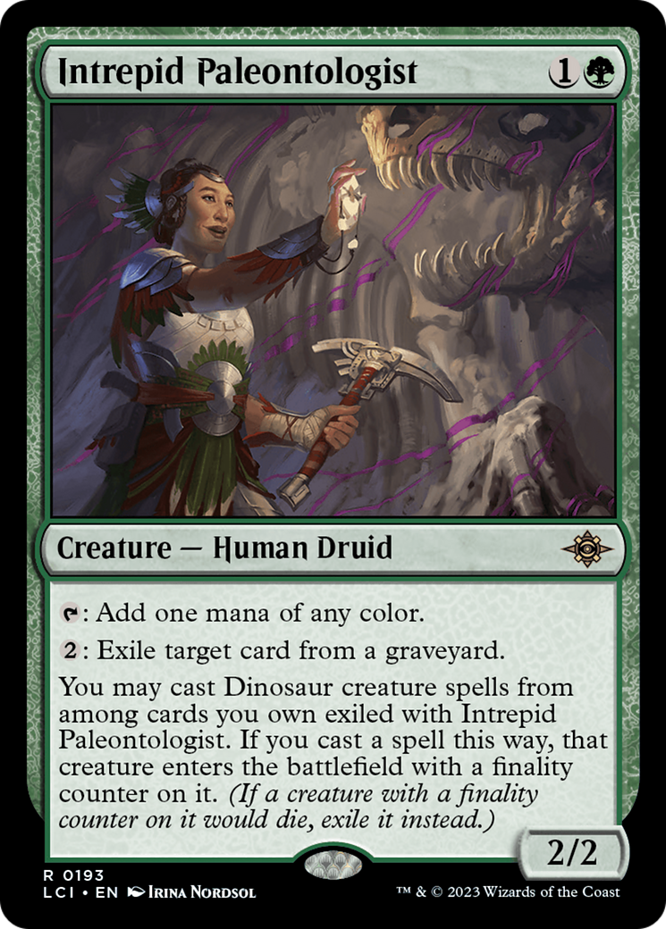 Intrepid Paleontologist (LCI-193) [The Lost Caverns of Ixalan] MTG Single Wizards of the Coast
