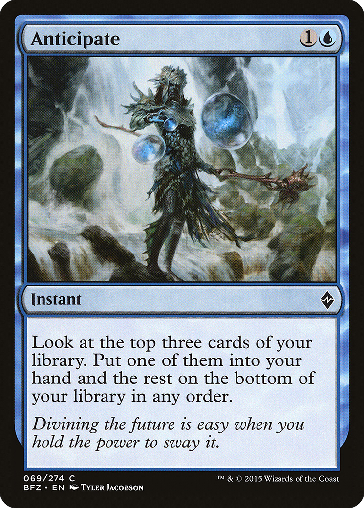 Anticipate (BFZ-069) [Battle for Zendikar] MTG Single Wizards of the Coast