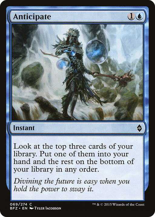 Anticipate (BFZ-069) [Battle for Zendikar] MTG Single Wizards of the Coast