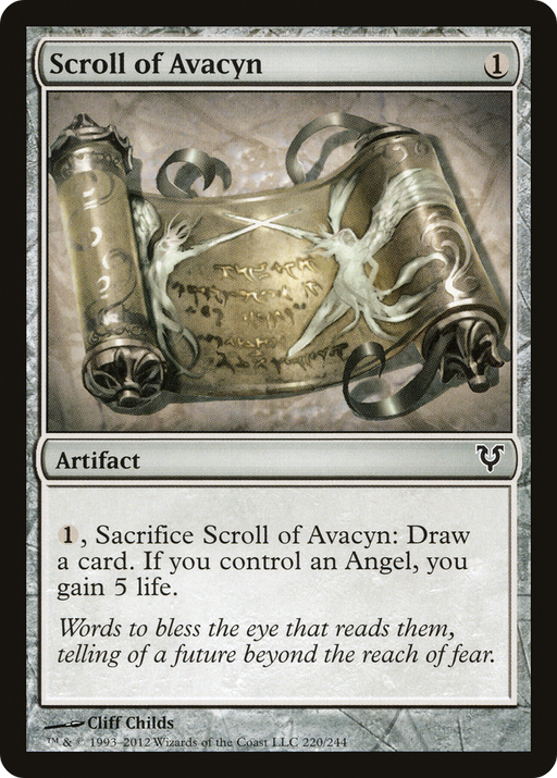 Scroll of Avacyn (AVR-220) [Avacyn Restored] MTG Single Wizards of the Coast