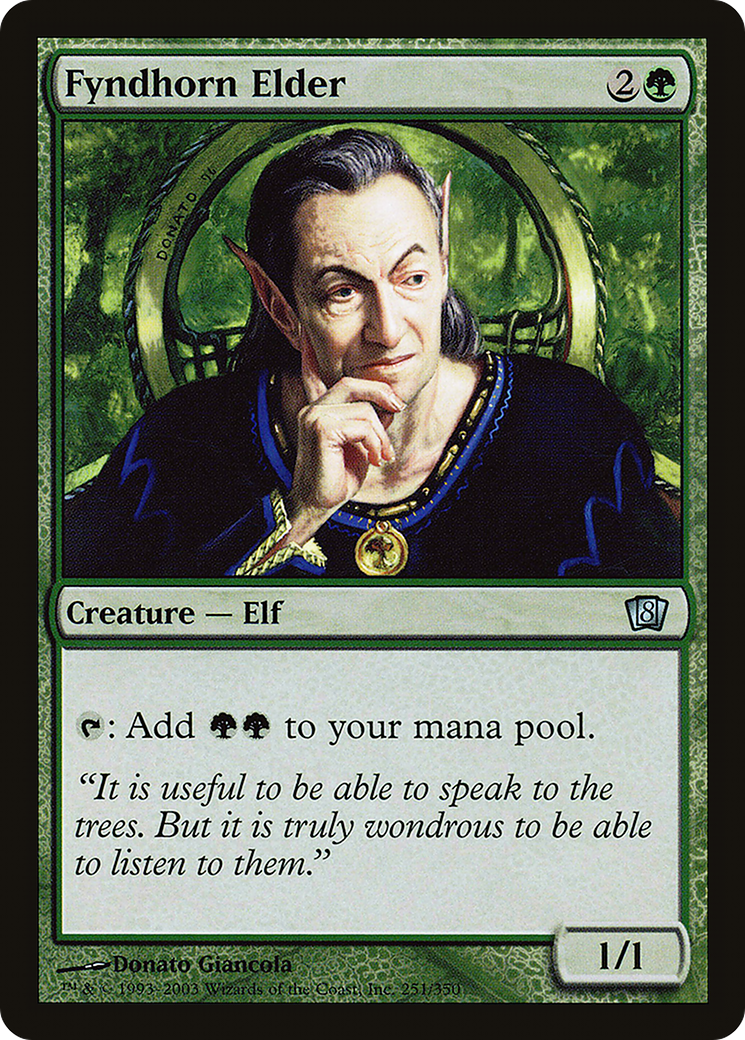 Fyndhorn Elder (8ED-251) [8th Edition] Foil MTG Single Wizards of the Coast