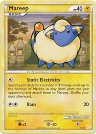 Mareep (#13) () [HGSS: Trainer Kit Gyarados & Raichu] Pokemon Single Pokémon