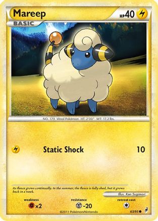 Mareep (63/95) - [HGSS: Call of Legends] Pokemon Single Pokémon