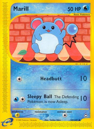 Marill (/147) [Vintage: Aquapolis] Pokemon Single Pokémon