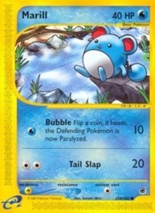 Marill (/165) Reverse Holofoil [Vintage: Expedition] Pokemon Single Pokémon
