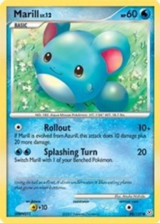 Marill (88/130) Reverse Holofoil [DP: Base Set] Pokemon Single Pokémon