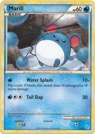 Marill (#15) () [HGSS: Trainer Kit Gyarados & Raichu] Pokemon Single Pokémon