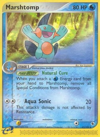 Marshtomp - 41/109 (/109) Reverse Holofoil [EX: Ruby & Sapphire] Pokemon Single Pokémon