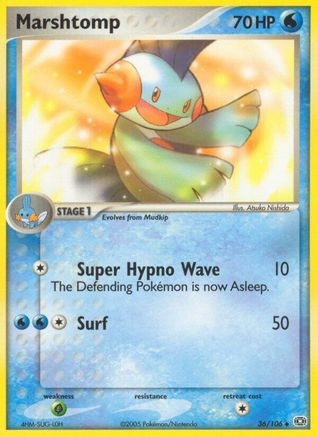 Marshtomp (/106) Reverse Holofoil [EX: Emerald] Pokemon Single Pokémon