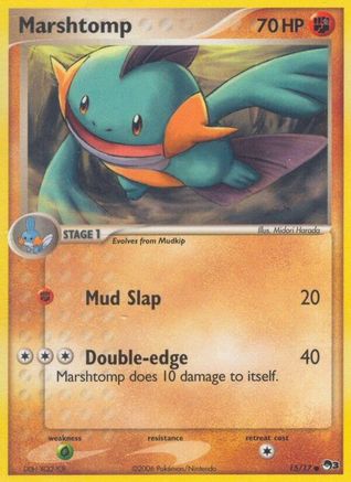 Marshtomp 015/017 [Promos: POP Series 3] Pokemon Single Pokémon