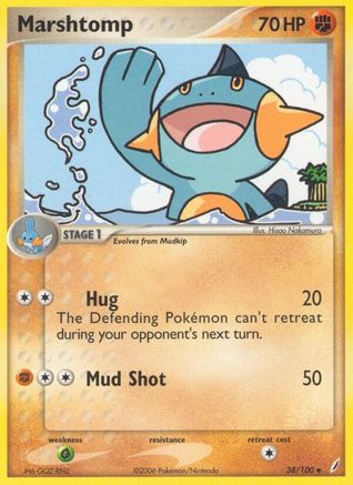 Marshtomp - 038/100 (38/100) [EX: Crystal Guardians] Pokemon Single Pokémon
