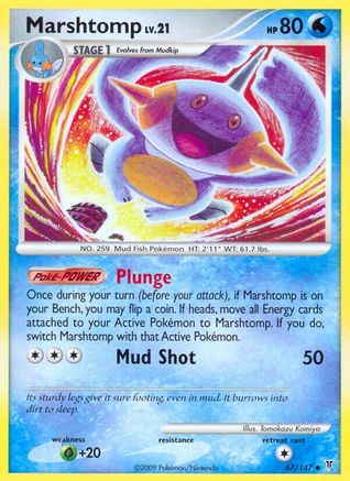 Marshtomp (67/147) Reverse Holofoil [Platinum: Supreme Victors] Pokemon Single Pokémon