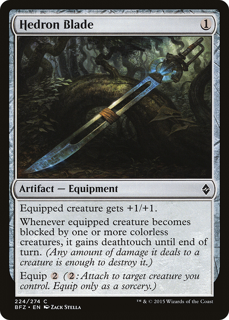 Hedron Blade (BFZ-224) [Battle for Zendikar] Foil MTG Single Wizards of the Coast