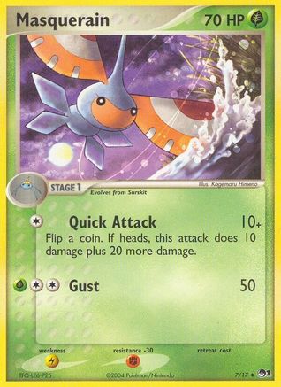 Masquerain 007/017 [Promos: POP Series 1] Pokemon Single Pokémon