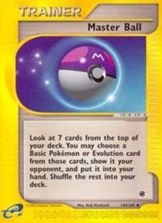 Master Ball (/165) Reverse Holofoil [Vintage: Expedition] Pokemon Single Pokémon