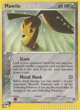 Mawile (/100) Reverse Holofoil [EX: Sandstorm] Pokemon Single Pokémon