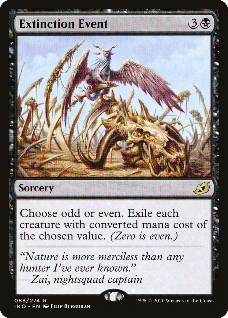 Extinction Event (IKO-088) [Ikoria: Lair of Behemoths] Foil MTG Single Wizards of the Coast