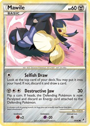 Mawile (/95) Reverse Holofoil [HGSS: Call of Legends] Pokemon Single Pokémon