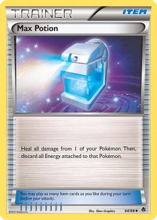 Max Potion (/98) Reverse Holofoil [BW: Emerging Powers] Pokemon Single Pokémon