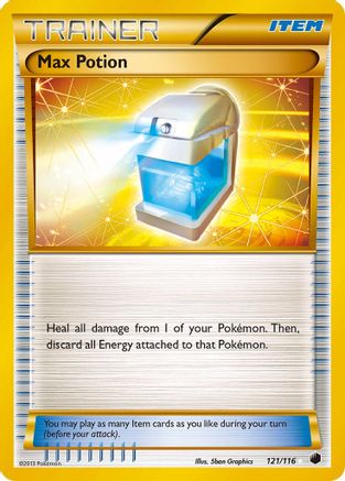 Max Potion (121 Secret Rare) (121/116) - [BW: Plasma Freeze] Holofoil Pokemon Single Pokémon