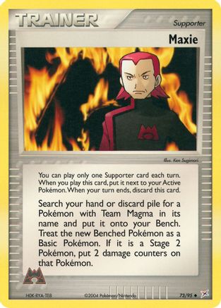 Maxie (/95) Reverse Holofoil [EX: Team Magma vs Team Aqua] Pokemon Single Pokémon
