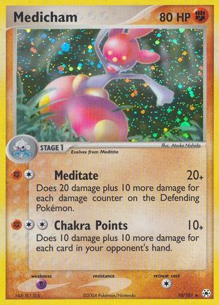 Medicham - 10/101 (10/101) Reverse Holofoil [EX: Hidden Legends] Pokemon Single Pokémon