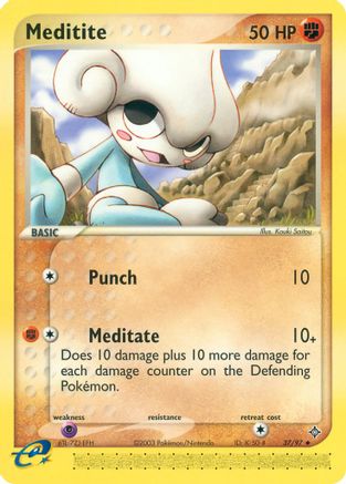 Meditite (/97) [EX: Dragon] Pokemon Single Pokémon