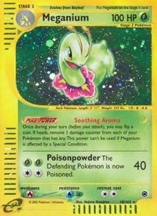 Meganium (18) (/165) Holofoil [Vintage: Expedition] Pokemon Single Pokémon