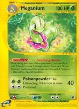 Meganium (54) (/165) Reverse Holofoil [Vintage: Expedition] Pokemon Single Pokémon