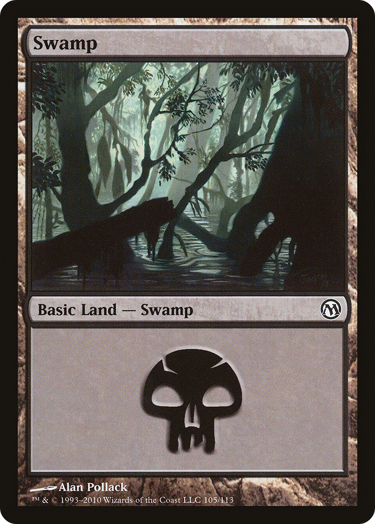 Swamp (105) (DPA-105) [Misc] Duels of the Planeswalkers MTG Single Wizards of the Coast