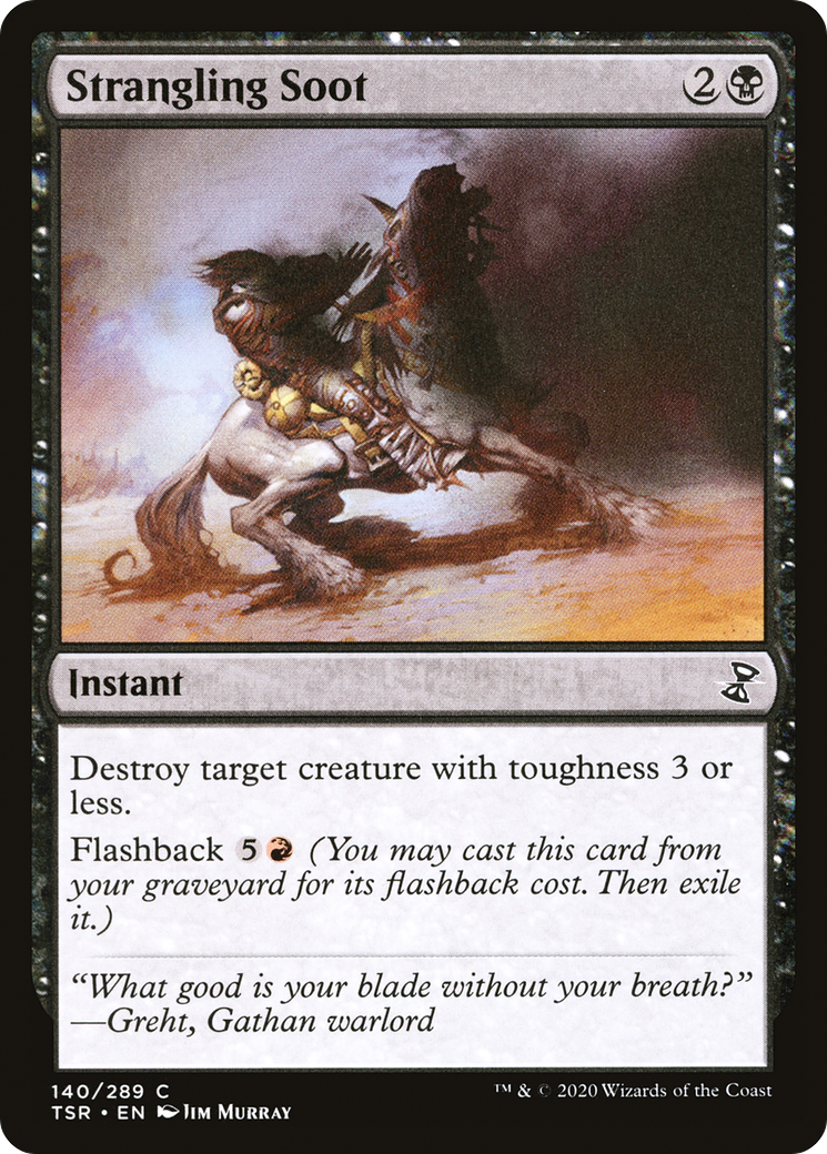 Strangling Soot (TSR-140) [Time Spiral Remastered] Foil MTG Single Wizards of the Coast