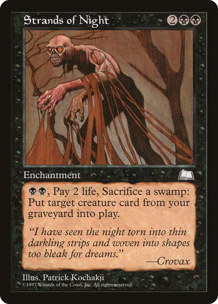 Strands of Night (WTH-082) [Weatherlight] MTG Single Wizards of the Coast