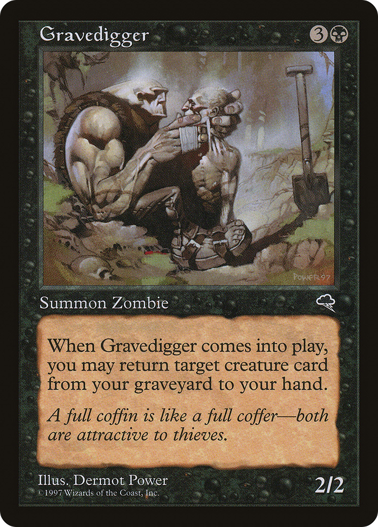 Gravedigger (TMP-137) [Tempest] MTG Single Wizards of the Coast