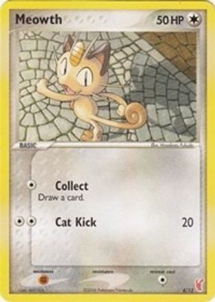 Meowth (/12) [EX: Trainer Kit 2 Plusle & Minun] Pokemon Single Pokémon