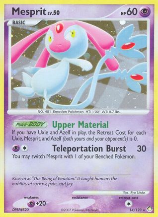 Mesprit (/123) Reverse Holofoil [DP: Mysterious Treasures] Pokemon Single Pokémon